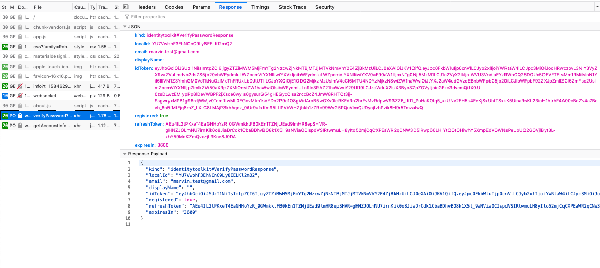 Admin verify password